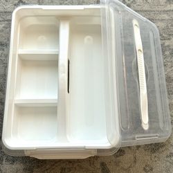 2 Tier Container With Lid - $20 Retail 