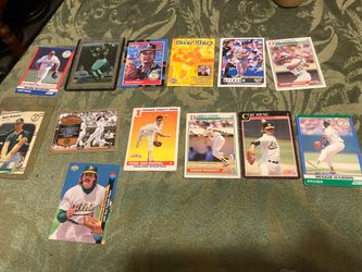 Vintage Oakland Athletics Baseball Card Lot (13)