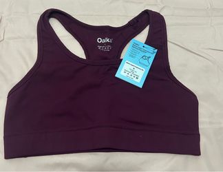 Women’s Racerback Medium Support Compression Bra Size Small Burgundy (for A, B  & C Cup)