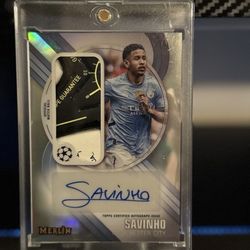2025 Topps Merlin Savinho Game Ball Auto