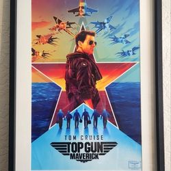 Tom Cruise - Top Gun - Maverick Movie Poster  