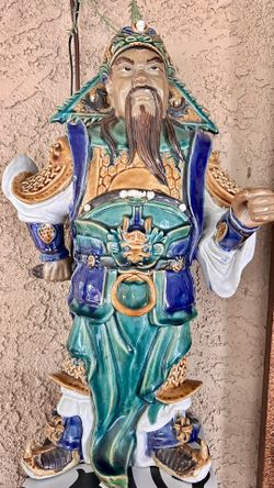 Ceramic Chinese Warrior Quan Yu