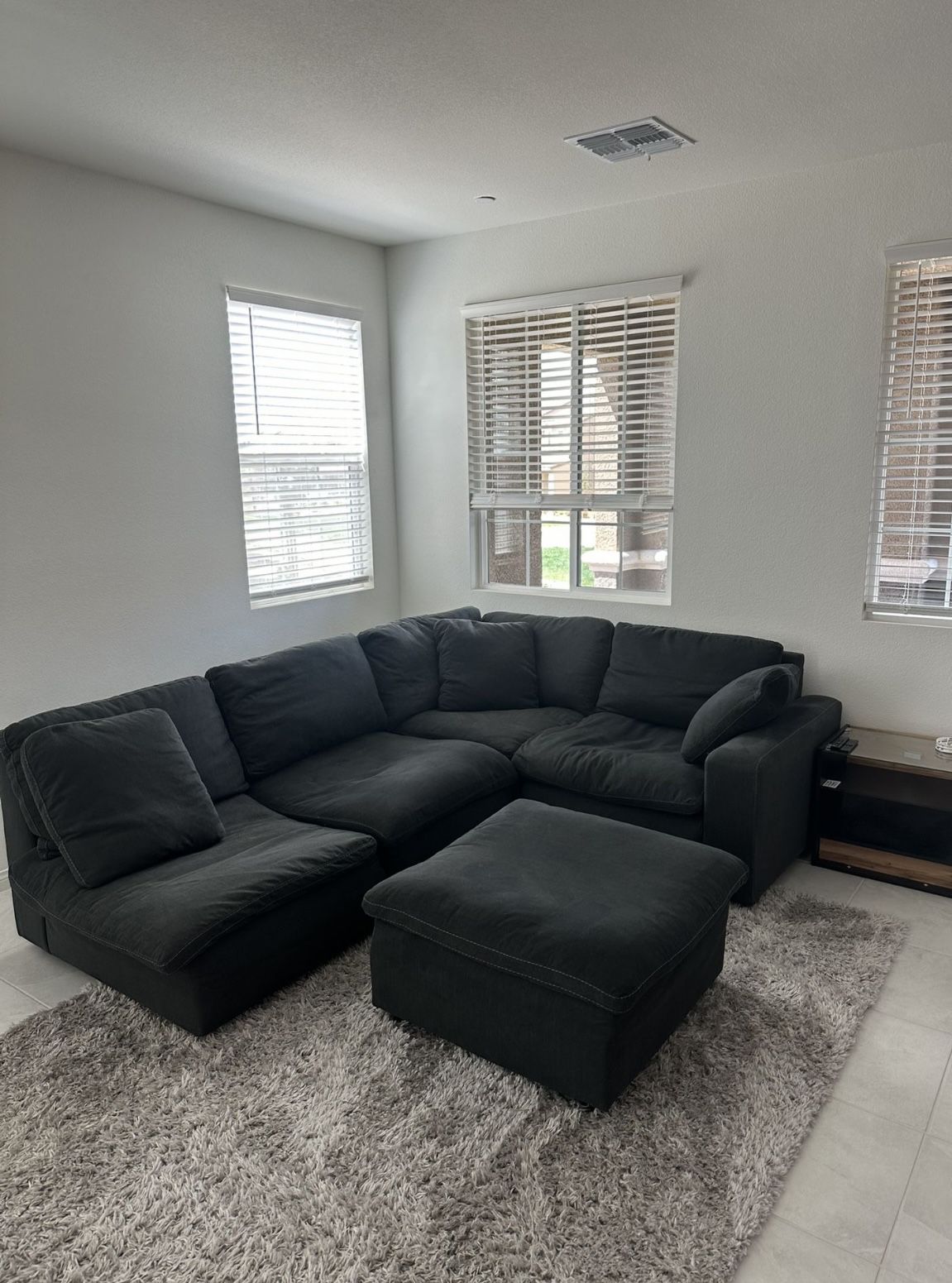 Grey Sectional Cloud Couch 