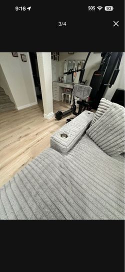 Nestle Grey Grand Chaise