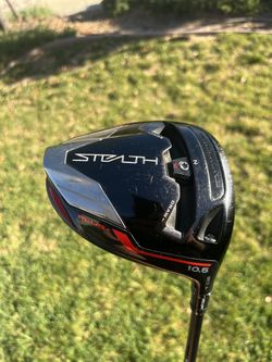 EXCELLENT TAYLORMADE STEALTH PLUS GOLF DRIVER 10.5 ADJUSTABLE LOFT W CUSTOM ORDER PROJECT X HZRDUS RED CB COUNTER BALANCED 50g 5.5