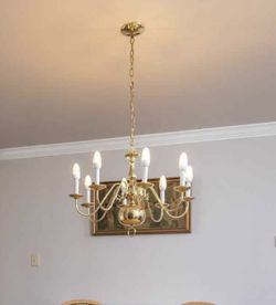 8 candle chandelier