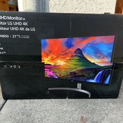 LG 27" 4K monitor