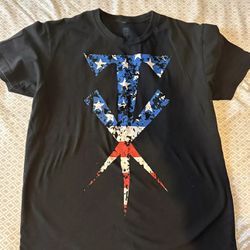WWE Undertaker Symbol American Flag Shirt Size Medium (M). 