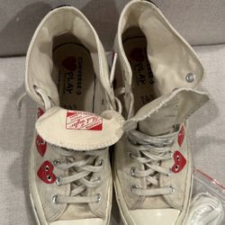 COMME DES CONVERSE HIGH TOP SNEAKERS MENS SIZE 11 