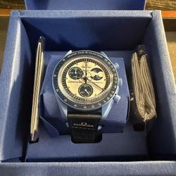 Swatch x Omega Moonswatch — Mission to the Super Blue Moonphase