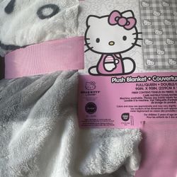 Hello kitty Fleece Throw Blanket 