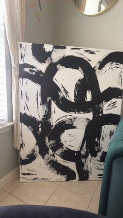 Canvas painting (Echoes of Motion)