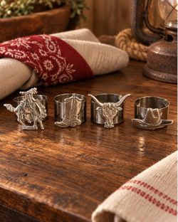 Western napkin rings