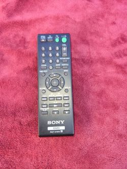 DVD Sony Remote