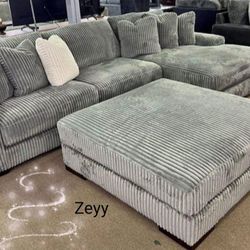 $10 Payment 👌 Hot Deal 🤝 Lindyn 3 Piece Sectional Sofa With Chaise/OTHER COLOR AVAİLABLE 