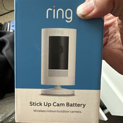 New In Box Never Opened Ring Outdoor Stick Up Cam