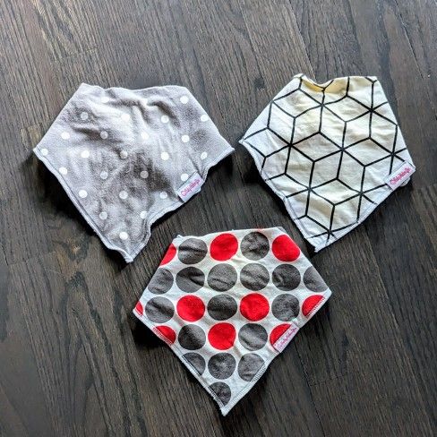 BabyMakesGlee Baby Bandana Bibs for Drool, 3-Pack