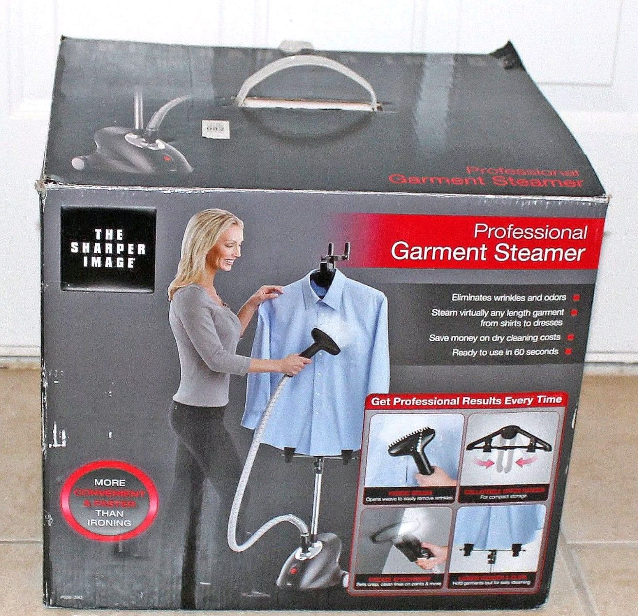 Sharper image professional garment steamer