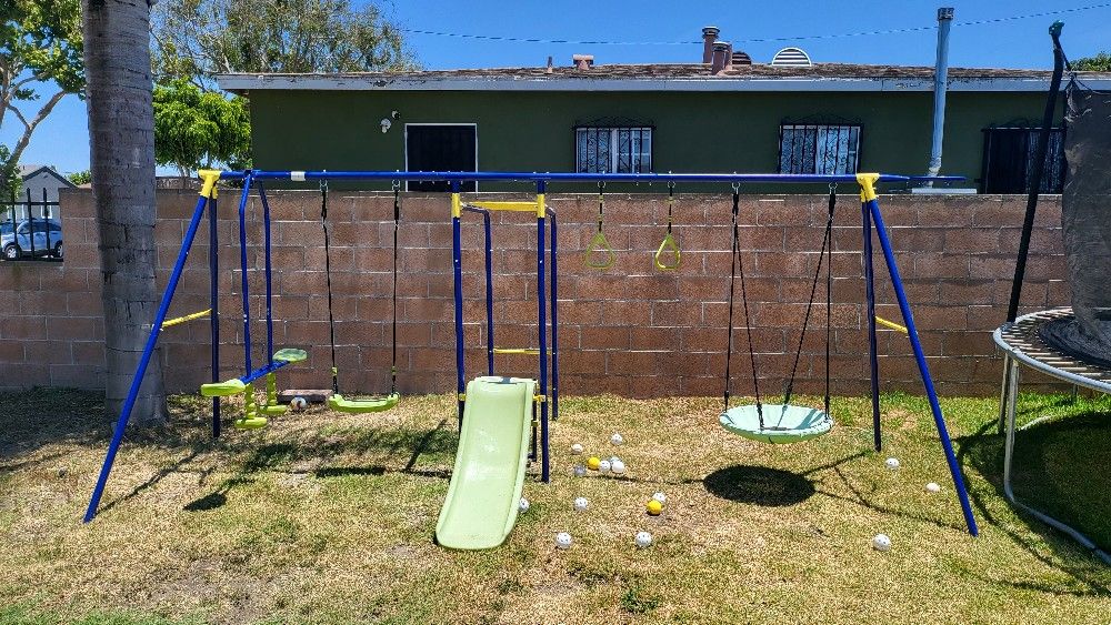 Swing Set For Kids 6 And Down 