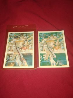 Like Mint 2 Vintage Old 1986 Sportflics Baseball Cards - Pete Rose, Tony Perez & Rusty Staub
