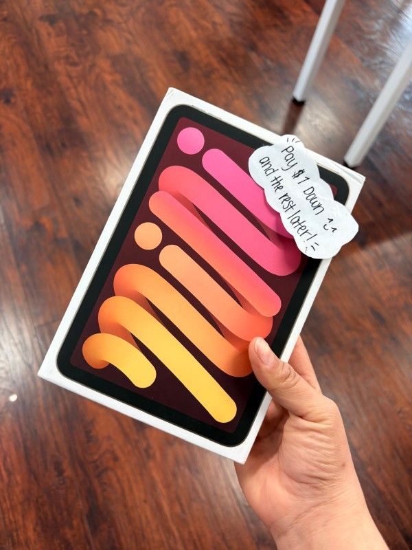 Ape IPad Mini 7 Tablet New - Pay $1 To Take It Home Today and pay the rest later.