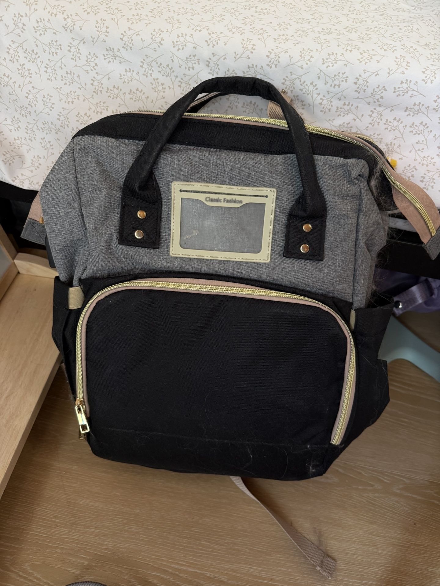 Diaper Bag with Changing Station