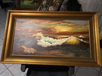 Ocean waves realism art