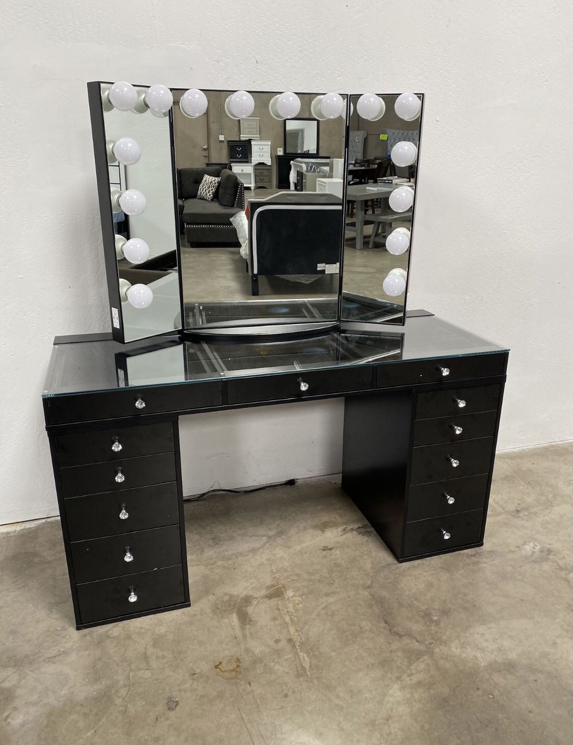Vanity With Mirror