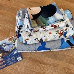 TWO Mickey And The Roadster Racers Bedding Sets