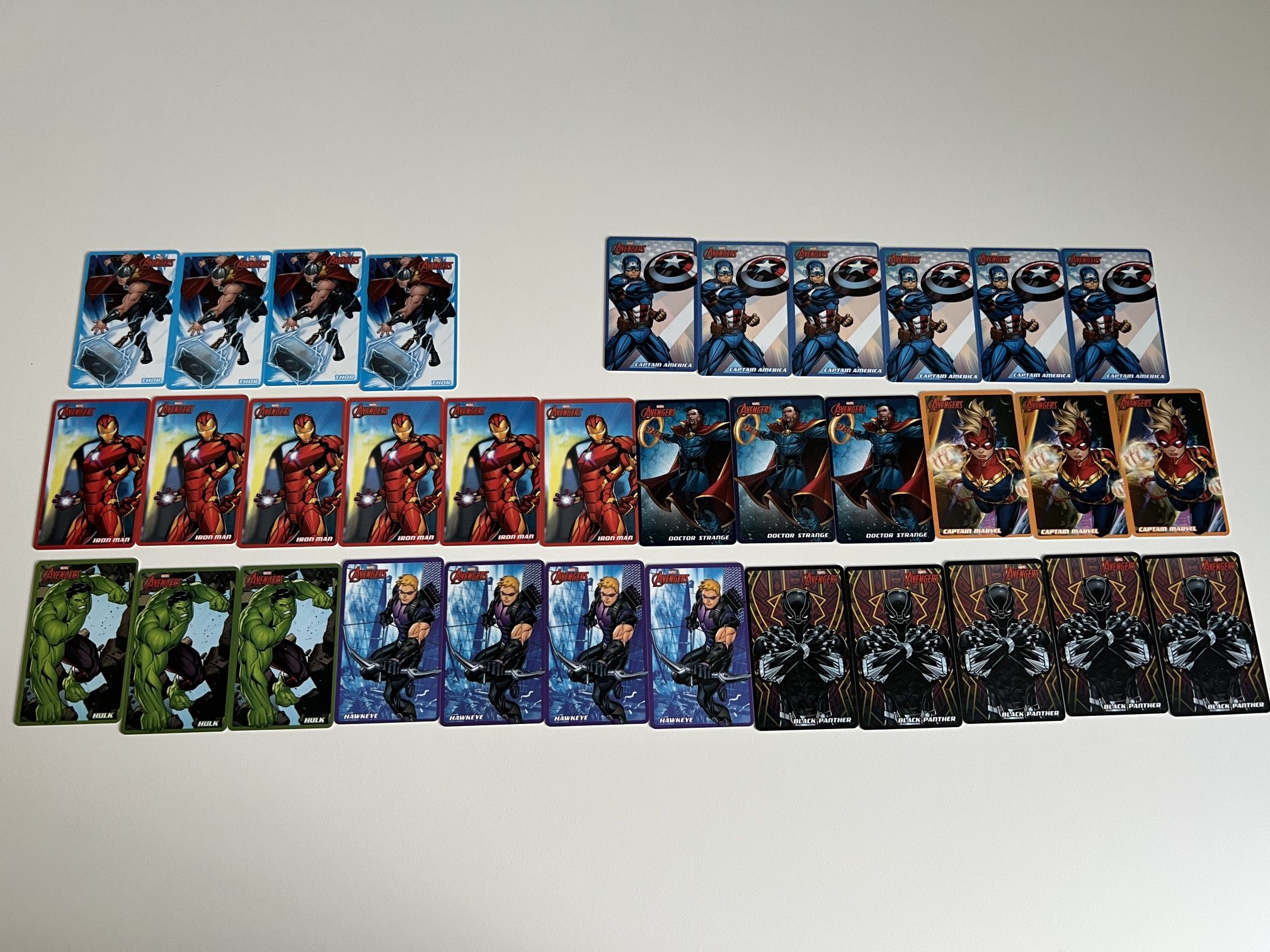 Avengers Round 1 Arcade Coin Pusher Collectible/Redeemable Cards With Barcode