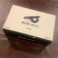 20S EVO Motorcycle Bluetooth Communication System And Hd Speakers Dual Pack New