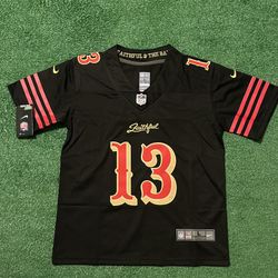 San Francisco 49ers Brock Purdy Black Jersey