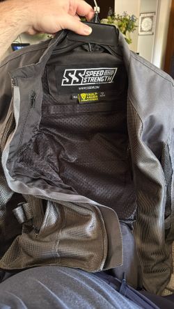 Speed And Strength Armored Biking Jacket Size WLG