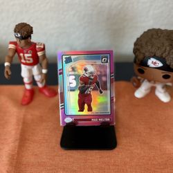 2024 Panini Donruss Optic - Rated Rookie Max Melton #277 Pink Prizm (RC)