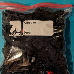 Black Lego Bricks Assortment