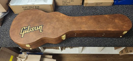 Gibson Les Paul Guitar Hard Case Brown Leather
