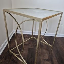 Luxury Glass End Table For Living Room 