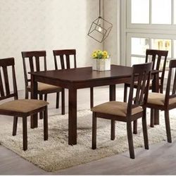 CLASSICAL STYLE CHERRY DINING ROOM (7 PC)
