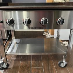 Crest ware Gas Flat Top Grill