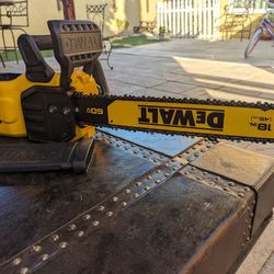 DeWalt 18" 60v flex volt chainsaw