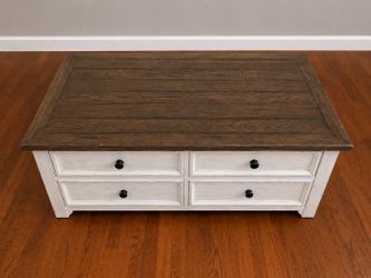 Coffee Table with 4 Drawers
