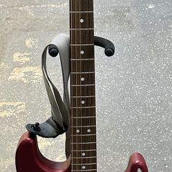 Fender Standard Stratocaster Satin Candy Apple Red Electric Guitar
