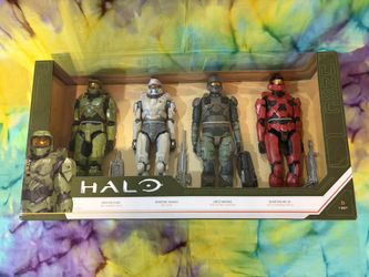 JAZWARES HALO JUMBO SET UNSC 4 PACK HALO 12 INCH TOY COLLECTIBLES FIGURES 2021