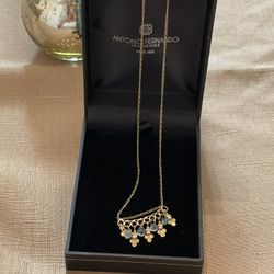 Gold 18k Chain With Seaweed 