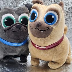 Disney Junior Rolly & Bingo Pug Puppy Dog Pals Plush