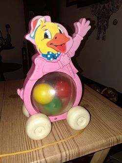Rare pulley toy
