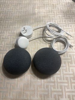 Google Nest Mini Smart Speakers Lot of 2