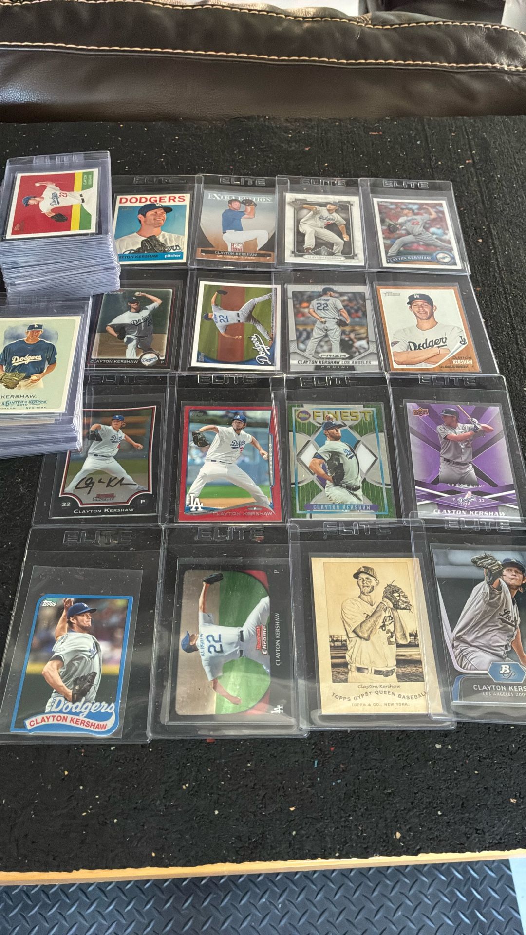 Clayton Kershaw Baseball Card Collection