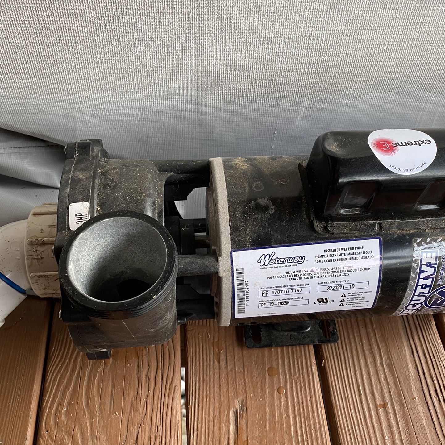 Hot Tub Pump With Motor