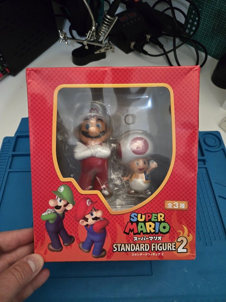 Super Mario Standard Figure 2 - Fire Mario & Kinopio